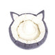 Cosy Life Round Plush Pet Cat Bed with Removable Pillow - Machine Washable | Medium - Grey